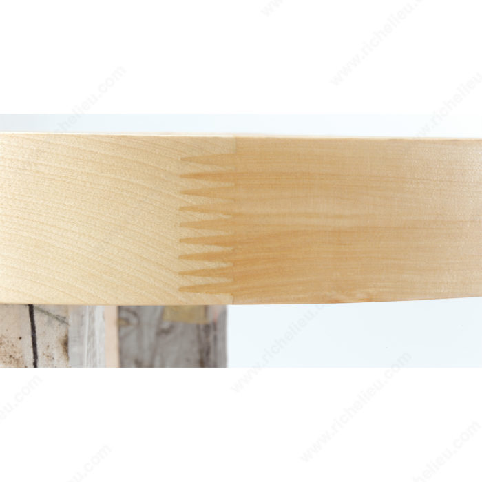 Richelieu 4WLS4722852 TwoShelf Wood Kidney Lazy Susans